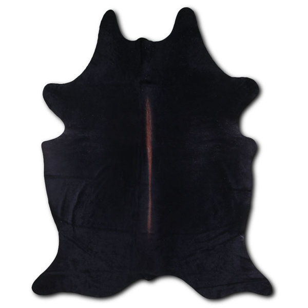 Foundry Select Fain Handmade Cowhide Area Rug in Coffee Wayfair